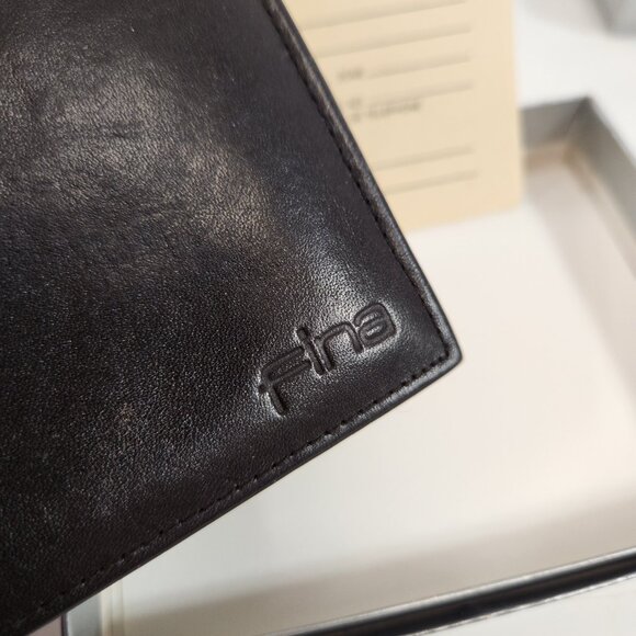 Vintage Leather Wallet Bundle Buxton Fina Brown & Black - Picture 14 of 16